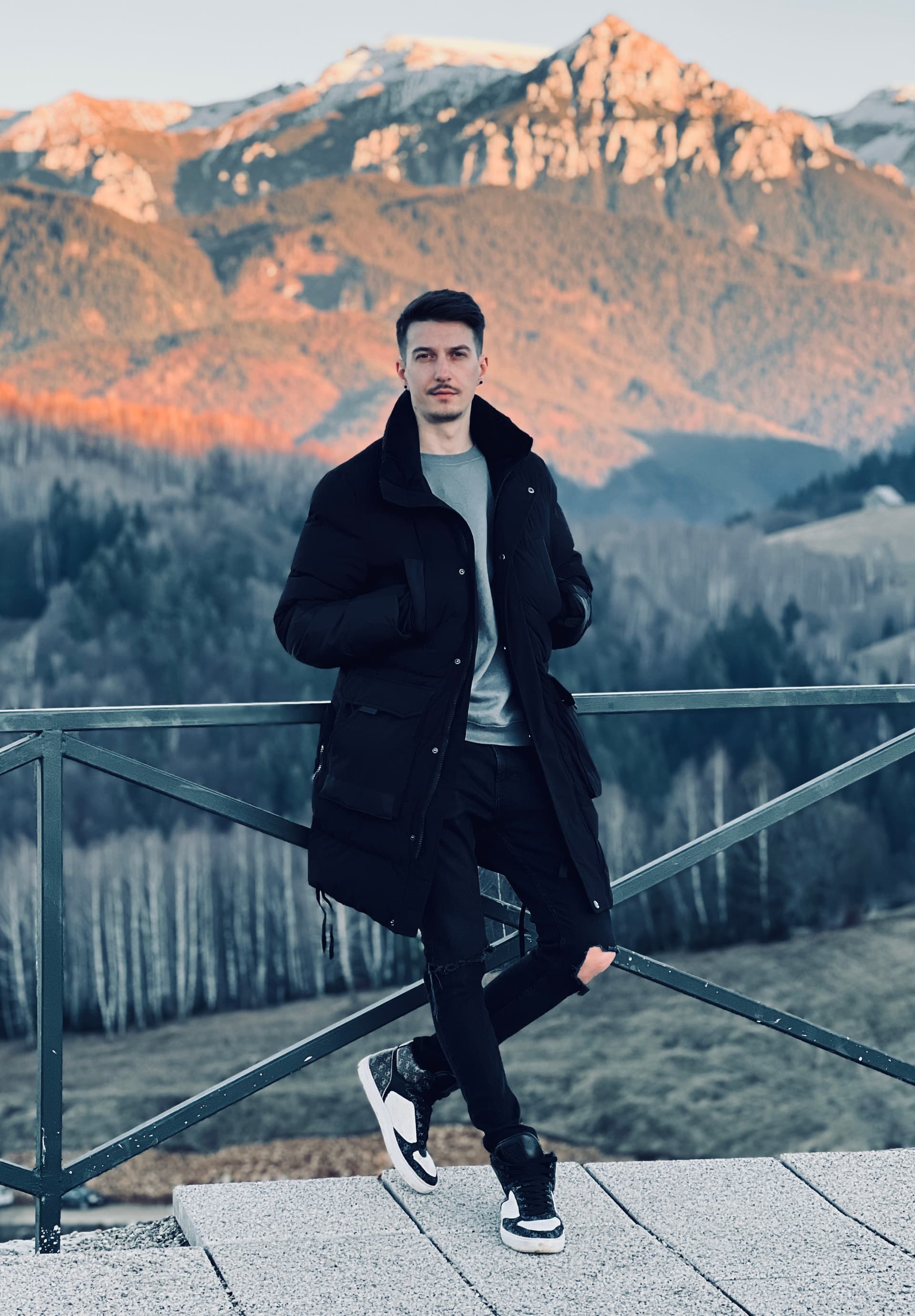 George Oprea in the mountains